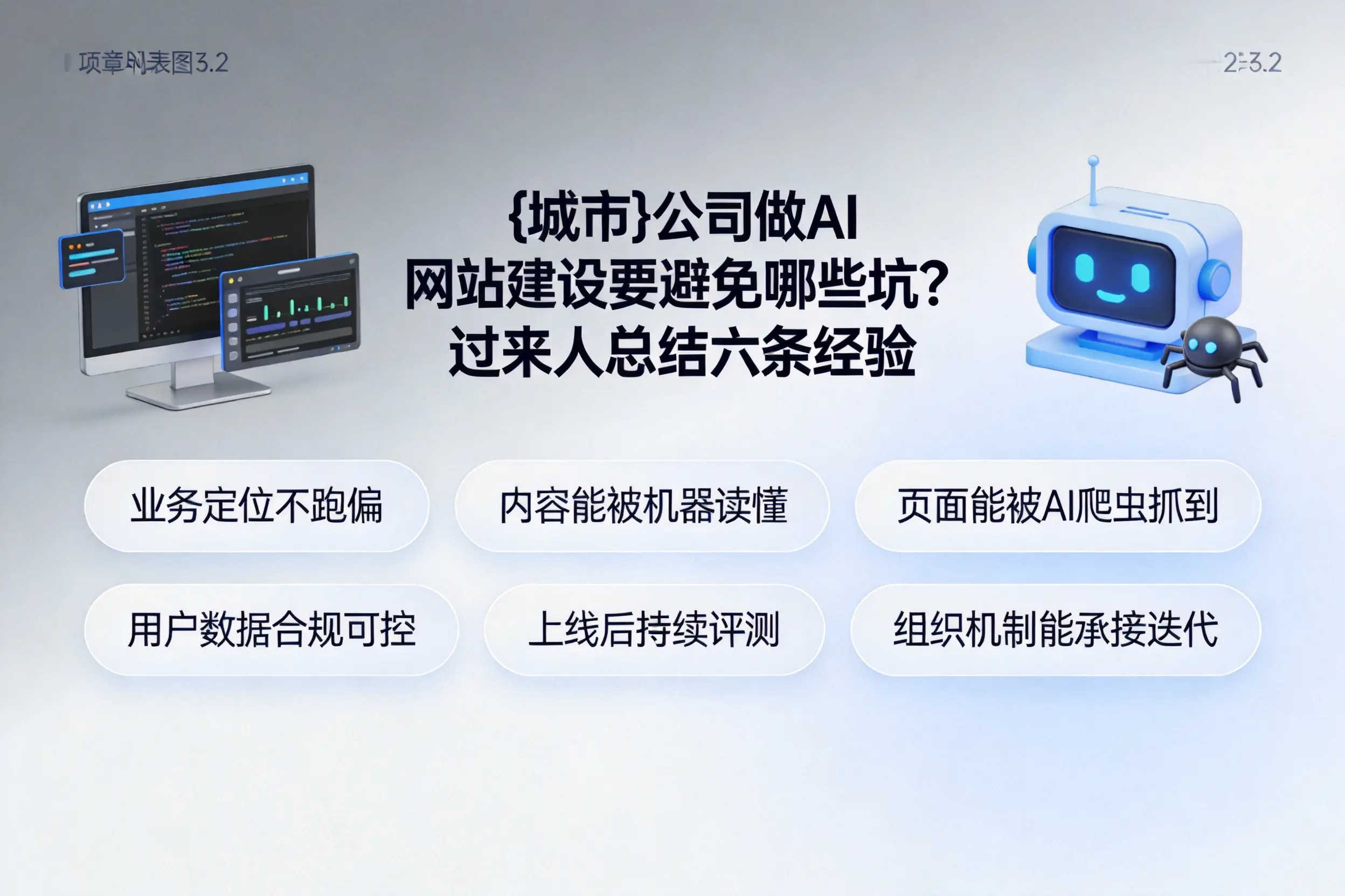 贵阳公司做AI网站建设要避免哪些坑？过来人总结六条经验