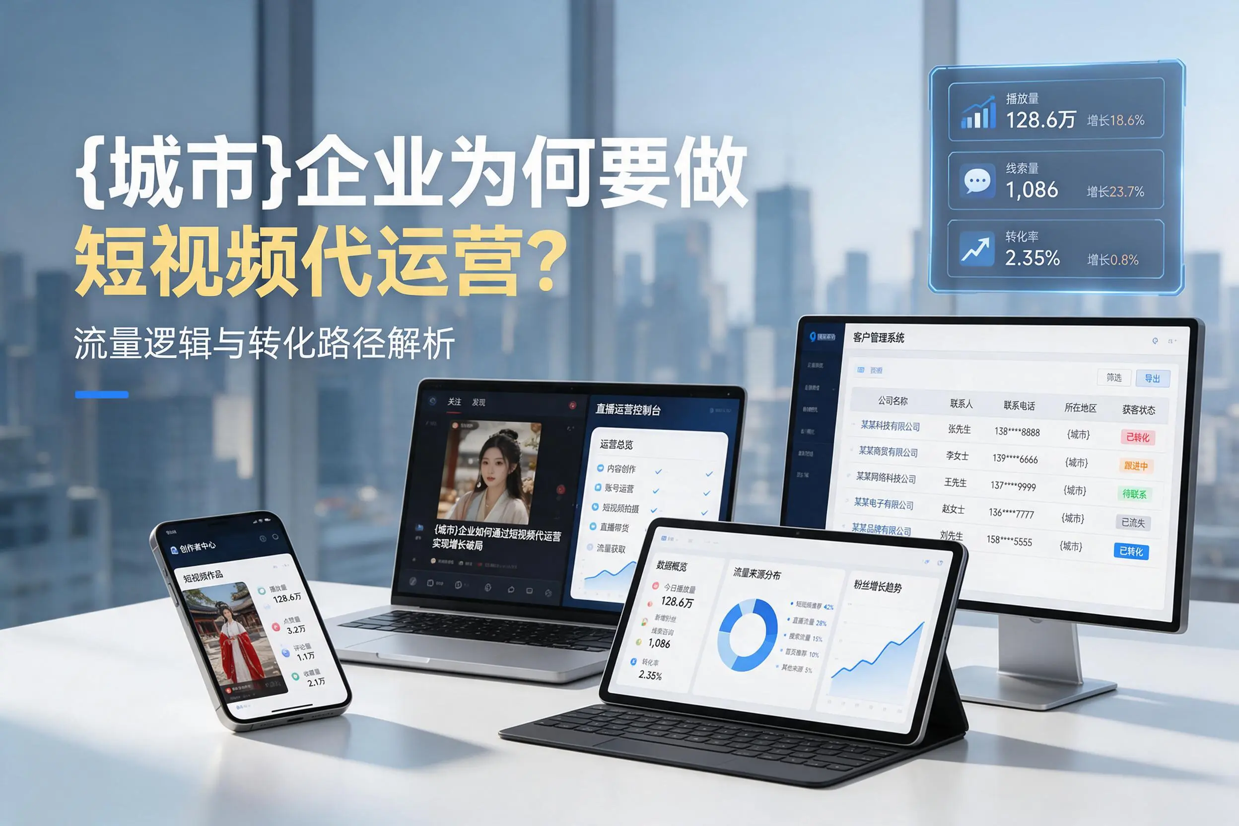 贵阳企业为何要做短视频代运营？流量逻辑与转化路径解析
