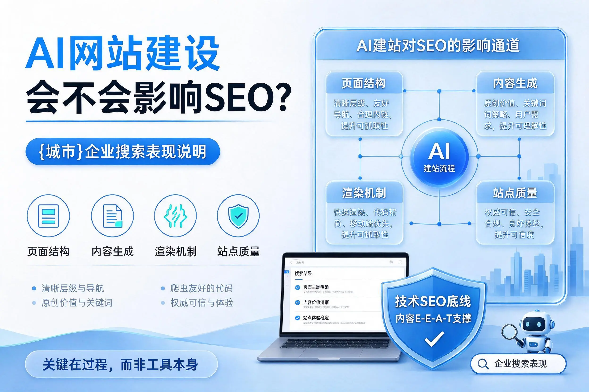 AI网站建设会不会影响SEO？贵阳企业搜索表现说明