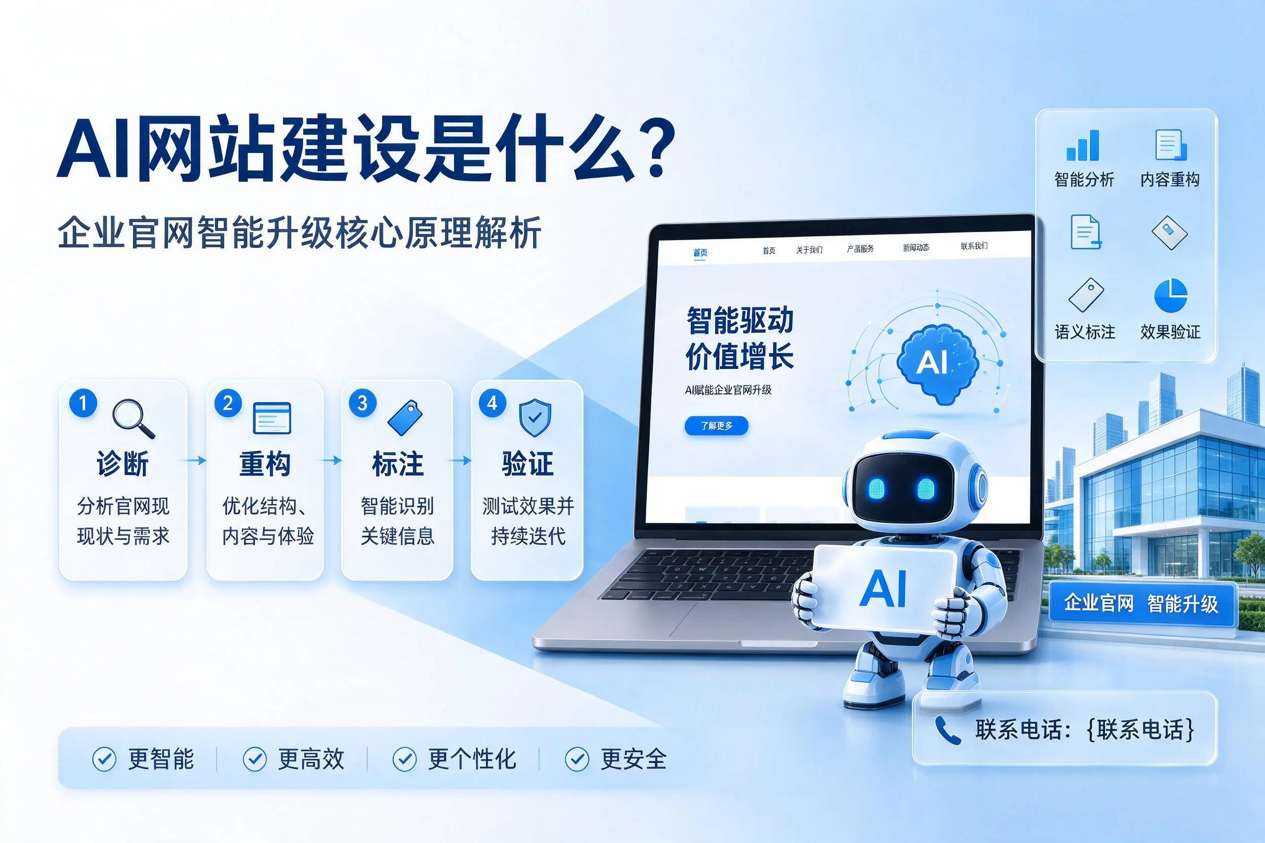 AI网站建设是什么？贵阳企业官网智能升级核心原理解析