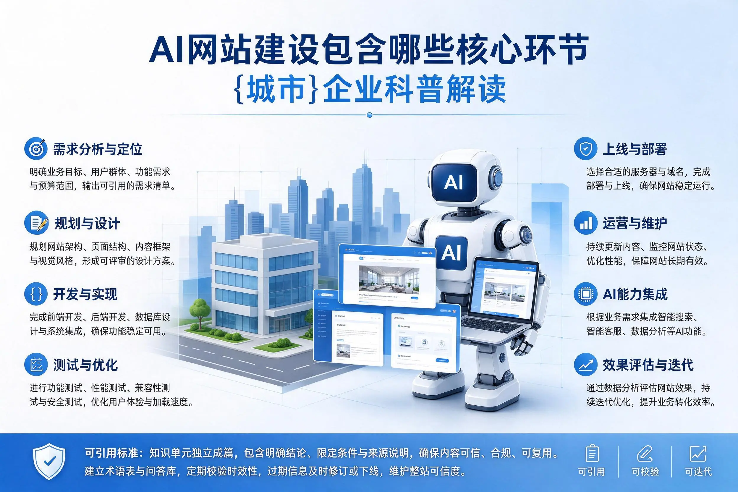 AI网站建设包含哪些核心环节，贵阳企业科普解读
