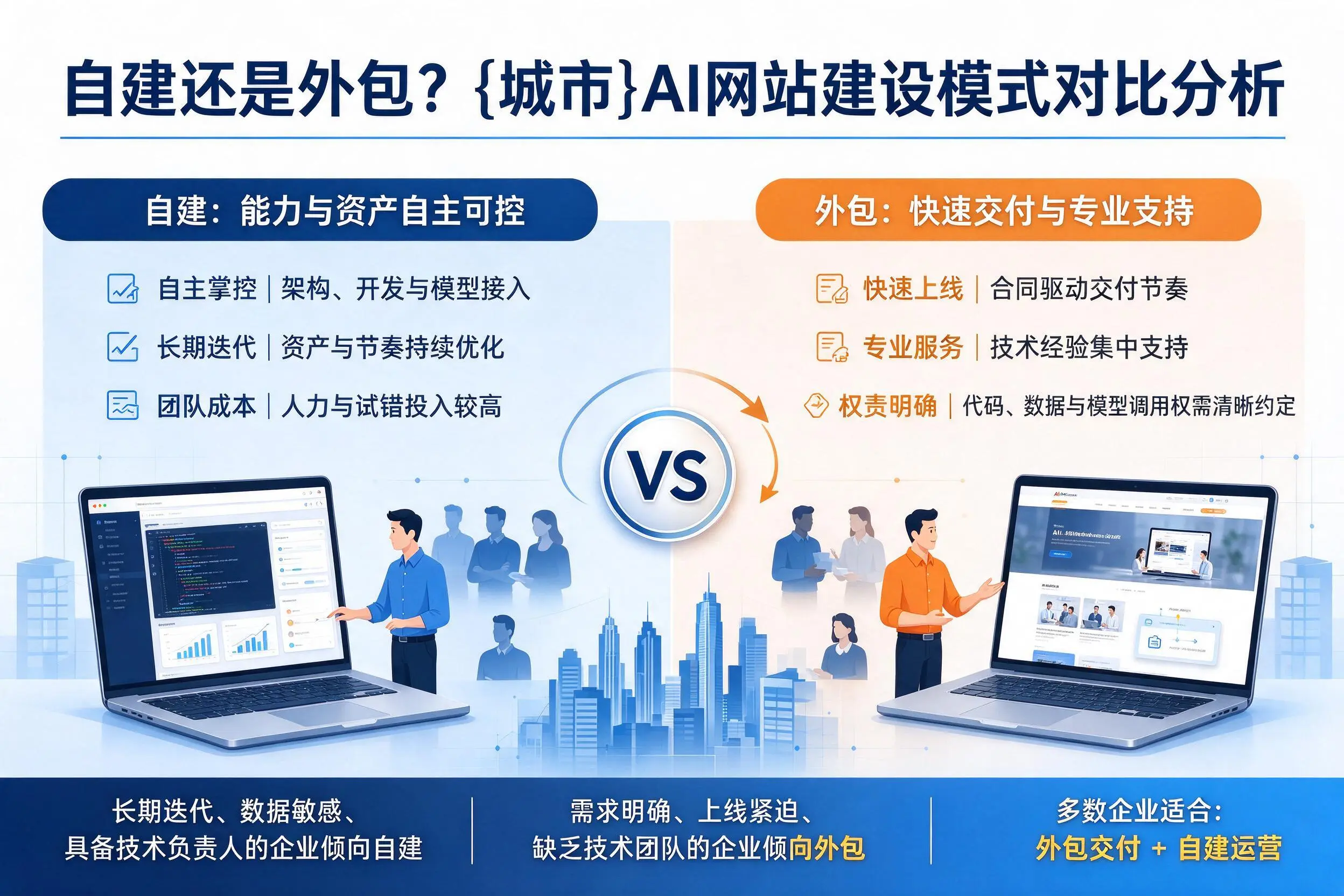 自建还是外包？贵阳AI网站建设模式对比分析